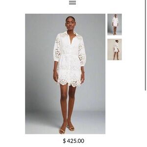 Cara Cara White Eyelet Dress S